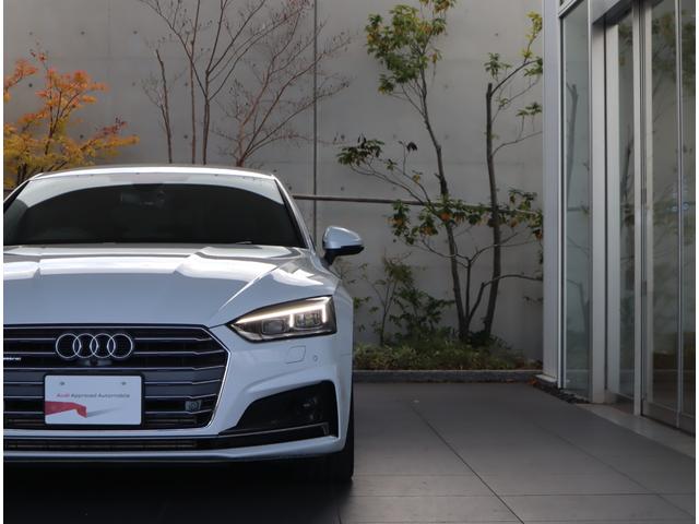 A5スポーツバック 45TFSIクワトロ スポーツ S-lineパッケージ・マトリクスLEDヘッドライト・アダプティブクルーズコントロール・レーンキープ・サイドアシスト・パークアシスト・全方位カメラ・オートマチックテールゲート・マルチアンビエントライト(11枚目)