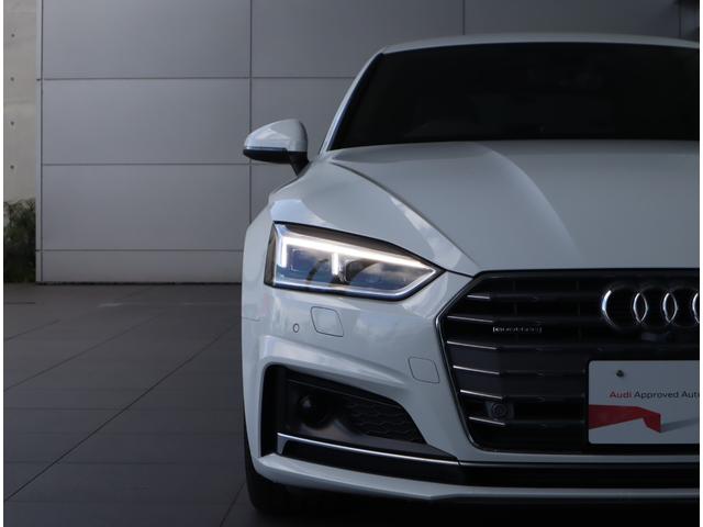 A5スポーツバック 45TFSIクワトロ スポーツ S-lineパッケージ・マトリクスLEDヘッドライト・アダプティブクルーズコントロール・レーンキープ・サイドアシスト・パークアシスト・全方位カメラ・オートマチックテールゲート・マルチアンビエントライト(28枚目)