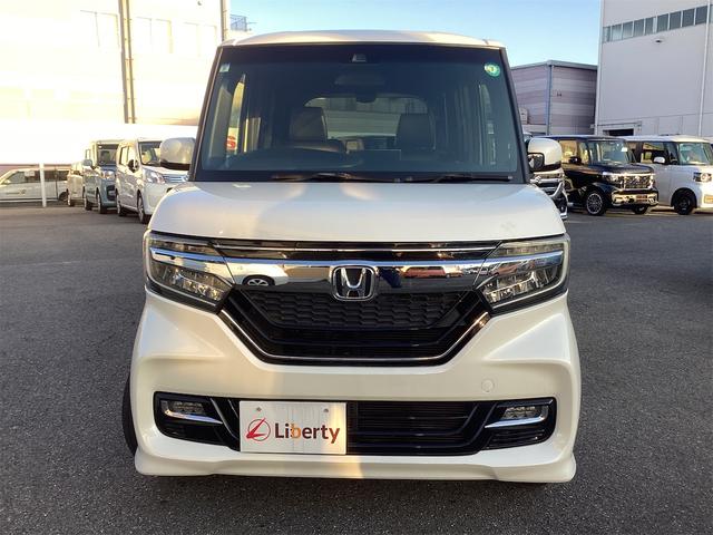 N-BOXカスタム G・EXターボホンダセンシング ETC バックカメラ 両側電動スライドドア ナビ TV クリアランスソナー オートクルーズコントロール レーンアシスト 衝突被害軽減システム オートライト スマートキー 電動格納ミラー CVT ESC(15枚目)