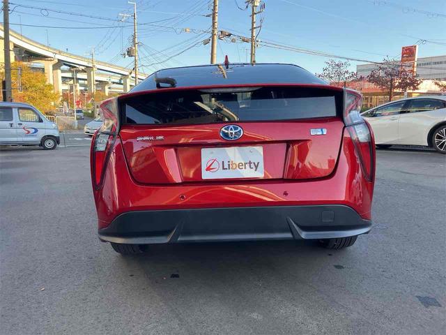 プリウス Aツーリングセレクション 純正ナビ ETC クリアランスソナー レーンアシスト オートクルーズコントロール パークアシスト 衝突被害軽減システム バックカメラ フロントカメラ TV アルミホイール(16枚目)