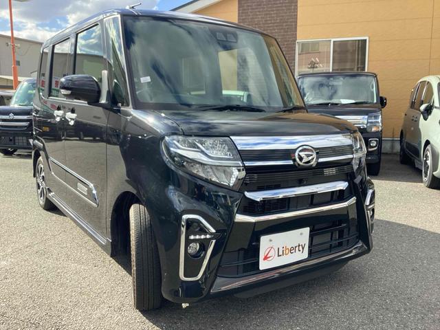 タント カスタムXスタイルセレクション ETC 全周囲カメラ 両側電動スライドドア ナビ TV クリアランスソナー 衝突被害軽減システム オートライト スマートキー アイドリングストップ 電動格納ミラー シートヒーター CVT ESC CD(6枚目)