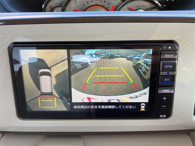 ムーヴキャンバス ＧメイクアップＶＳ　ＳＡＩＩＩ　ＥＴＣ　全周囲カメラ　両側電動スライドドア　ナビ　ＴＶ　クリアランスソナー　衝突被害軽減システム　オートマチックハイビーム　オートライト　スマートキー　アイドリングストップ　電動格納ミラー（6枚目）