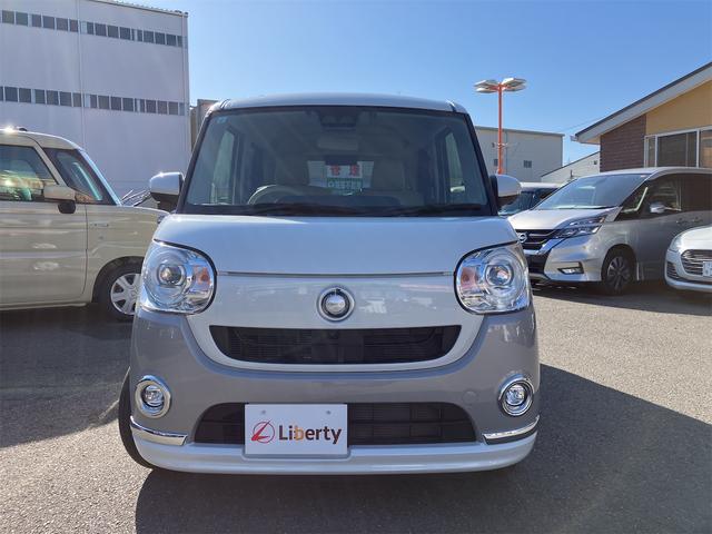 ムーヴキャンバス ＧメイクアップＶＳ　ＳＡＩＩＩ　ＥＴＣ　全周囲カメラ　両側電動スライドドア　ナビ　ＴＶ　クリアランスソナー　衝突被害軽減システム　オートマチックハイビーム　オートライト　スマートキー　アイドリングストップ　電動格納ミラー（9枚目）