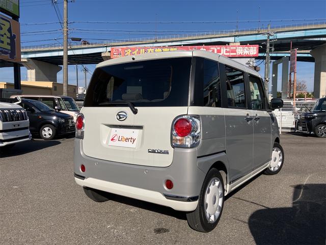 ムーヴキャンバス ＧメイクアップＶＳ　ＳＡＩＩＩ　ＥＴＣ　全周囲カメラ　両側電動スライドドア　ナビ　ＴＶ　クリアランスソナー　衝突被害軽減システム　オートマチックハイビーム　オートライト　スマートキー　アイドリングストップ　電動格納ミラー（15枚目）