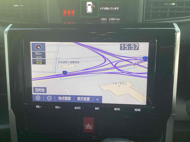 ルーミー カスタムＧ　ＥＴＣ　バックカメラ　ナビ　ＴＶ　両側電動スライドドア　クリアランスソナー　オートクルーズコントロール　衝突被害軽減システム　アルミホイール　オートライト　ＬＥＤヘッドランプ（5枚目）