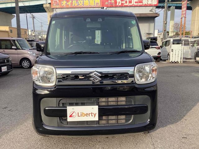 スペーシア ハイブリッドＸ　両側電動スライドドア　ナビ　ＴＶ　クリアランスソナー　レーンアシスト　衝突被害軽減システム　スマートキー　アイドリングストップ　電動格納ミラー　シートヒーター　ベンチシート　ＣＶＴ（9枚目）