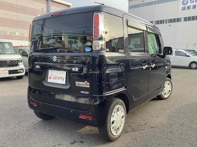 スペーシア ハイブリッドＸ　両側電動スライドドア　ナビ　ＴＶ　クリアランスソナー　レーンアシスト　衝突被害軽減システム　スマートキー　アイドリングストップ　電動格納ミラー　シートヒーター　ベンチシート　ＣＶＴ（14枚目）