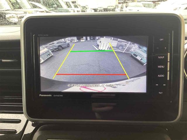 スペーシアカスタム ハイブリッドＸＳ　バックカメラ　両側電動スライドドア　ナビ　ＴＶ　クリアランスソナー　オートクルーズコントロール　衝突被害軽減システム　オートライト　スマートキー　アイドリングストップ　電動格納ミラー　シートヒーター（6枚目）