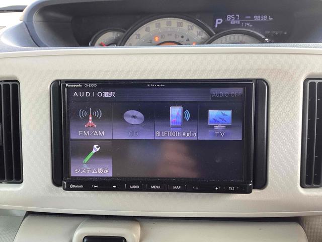 ムーヴキャンバス Ｇ　ＳＡＩＩ　社外ナビ　Ｂｌｕｅｔｏｏｔｈ　ＥＴＣ　バックカメラ　両側電動スライドドア　ＴＶ　衝突被害軽減システム　オートライト　スマートキー　アイドリングストップ　電動格納ミラー　ベンチシート　ＣＶＴ（6枚目）