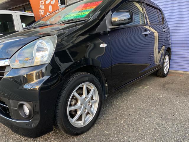 ミライース Ｘ　車検Ｒ９年１１月　ナビ　ワンセグテレビ　ＥＴＣ　アイドリングストップ　純正フォググランプ　純正電動格納ミラー　純正スモークガラス　タイミングチェーン車（3枚目）