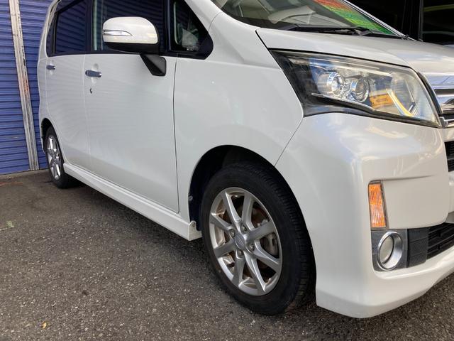 ムーヴ カスタム　Ｘ　ＳＡ　車検Ｒ１０年１月　ＥＴＣ　ナビ　ワンセグテレビ　ＣＤ　バックカメラ　純正フルエアロ　純正電動格納ミラー　純正スモークガラス　タイミングチェーン車（4枚目）