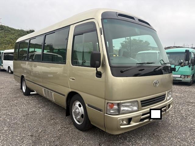 コースター ロングEXターボ マイクロバス・スイングオート・モケットリクライニングシート・冷蔵庫・ルームラック・バックカメラ・ディスプレイオーディオ・Rビューモニター・ドラレコ(前後カメラ)・ETC・フォグランプ・29人乗り(10枚目)