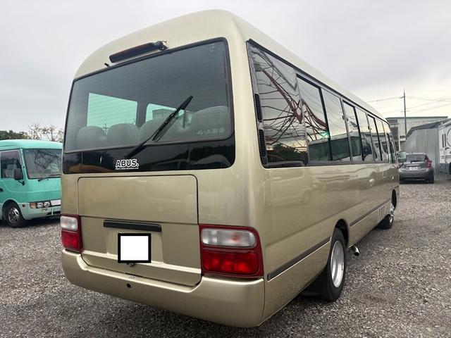 コースター ロングEXターボ マイクロバス・スイングオート・モケットリクライニングシート・冷蔵庫・ルームラック・バックカメラ・ディスプレイオーディオ・Rビューモニター・ドラレコ(前後カメラ)・ETC・フォグランプ・29人乗り(11枚目)