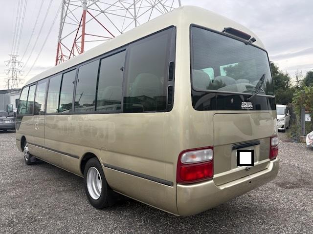 コースター ロングEXターボ マイクロバス・スイングオート・モケットリクライニングシート・冷蔵庫・ルームラック・バックカメラ・ディスプレイオーディオ・Rビューモニター・ドラレコ(前後カメラ)・ETC・フォグランプ・29人乗り(13枚目)