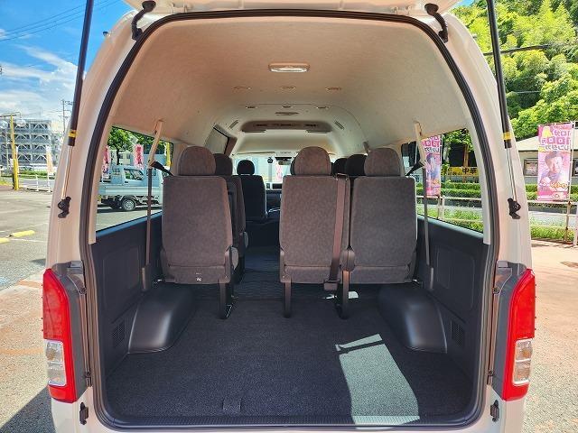 ハイエースワゴン グランドキャビン　ナビ　全方位カメラ　クリアランスソナー　衝突軽減ブレーキ　車線逸脱警報　スマートキー　ＥＴＣ　電動格納ドアミラー　電動スライドドア　禁煙車　ＬＥＤヘッドライト　１００Ｖ電源　１０人乗り（47枚目）