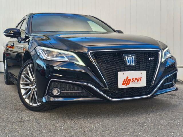 クラウンハイブリッド RS 後期型 12.3インチナビ パノラミックビューモニター ヘッドアップディスプレイ ブラインドスポットモニター 前席パワーシート&シートヒーター ステアリングヒーター ハーフレザーシート スペアキー(7枚目)