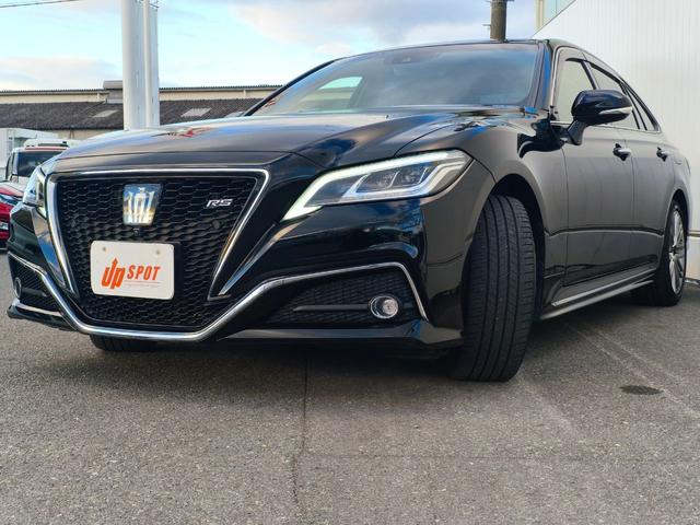 クラウンハイブリッド RS 後期型 12.3インチナビ パノラミックビューモニター ヘッドアップディスプレイ ブラインドスポットモニター 前席パワーシート&シートヒーター ステアリングヒーター ハーフレザーシート スペアキー(9枚目)