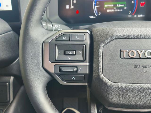 ランドクルーザー250 VX 12.3インチディスプレイオーディオ パノラミックビュー ムーンルーフ 前席シートベンチレーション ステアリングヒーター BSM パワーバックドア デジタルインナーミラー 前後ドラレコ スペアキー(17枚目)