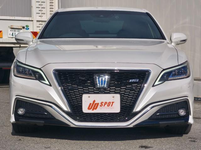 クラウンハイブリッド RSアドバンス 12.3インチナビ パノラミックビュー デジタルインナーミラー 本革シート 前席パワーシート&シートベンチレーション ステアリングヒーター ACC PKSB BSM スペアキー&カードキー(8枚目)