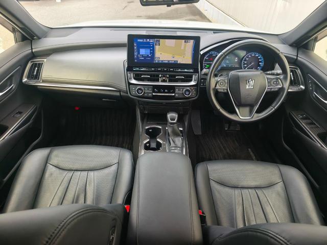 クラウンハイブリッド RSアドバンス 12.3インチナビ パノラミックビュー デジタルインナーミラー 本革シート 前席パワーシート&シートベンチレーション ステアリングヒーター ACC PKSB BSM スペアキー&カードキー(13枚目)