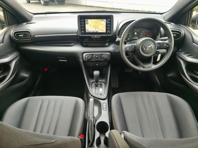 ヤリス X ディスプレイオーディオ 純正ナビキット パノラミックビューモニター ブラインドスポットモニター パーキングサポートブレーキ フルセグTV ETC 純正フロントドラレコ ACC スペアキー(13枚目)