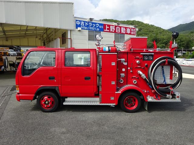 　水槽付消防車　消防ポンプ自動車　可搬式ポンプ（トーハツ製）　Ｂ－２級　９００Ｌ水タンク(5枚目)