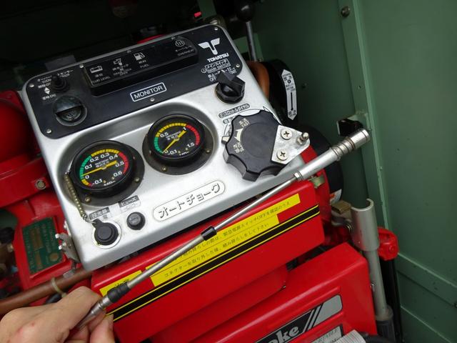 　水槽付消防車　消防ポンプ自動車　可搬式ポンプ（トーハツ製）　Ｂ－２級　９００Ｌ水タンク(38枚目)