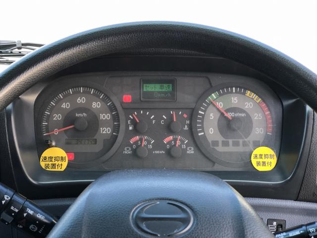 プロフィア 土砂禁深ダンプ 水密仕様 ロングダンプ 12.8t積載 新明和 舟底型 容積25.2KL 3軸1デフ ベッド付 リヤエアサス 7速MT(78枚目)