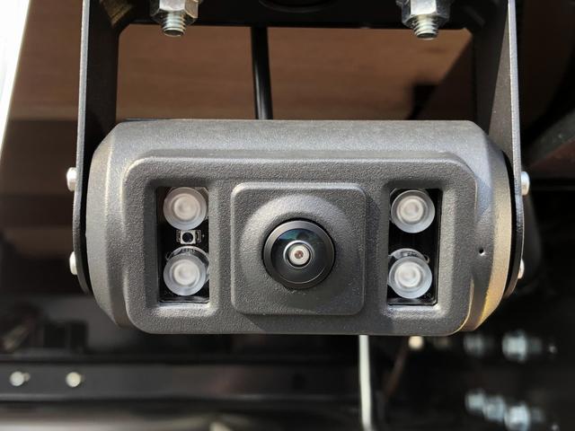 キャンター 　４段クレーン付　３．８トン積載　タダノ　警報仕様　ワイド　ロング　３．７ｍ長ボディ　全低床　ワイド丸足アウトリガ　木製あおり３方開（8枚目）