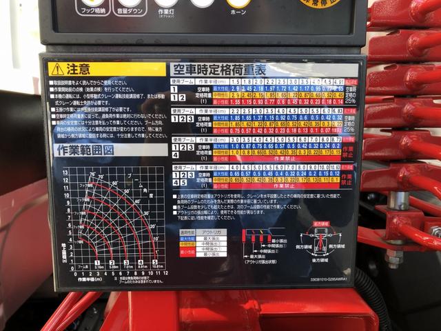 デュトロ 　５段クレーン付　古河ユニック製　３．５トン積載　ワイド幅　超ロング　４．３ｍボディ　超ワイド角足アウトリガ　木製あおり３方開　床板張り（31枚目）