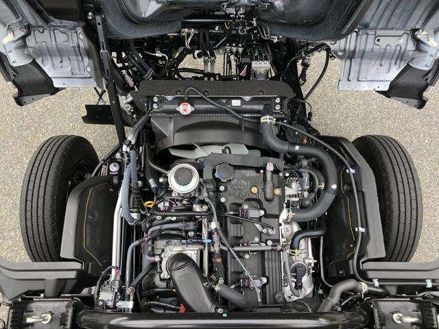 ダイナトラック 　平ボディ　１２５０ｋｇ積載　４ナンバー　ガソリン車　３．１ｍボディ　Ｗタイヤ　標準幅　１０尺　低床ジャストロー　木製あおり３方開（42枚目）