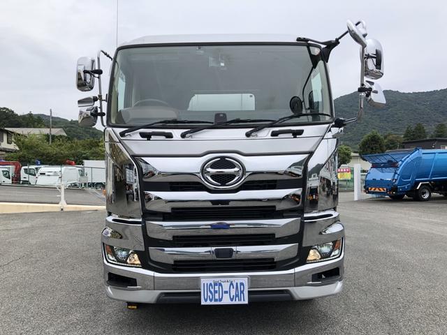 プロフィア 　土砂ダンプ　８．１トン積載　極東開発工業製　電動コボレーン付　３軸２デフ　ベッド付　５．１ｍボディ　角底一方開　７速ＭＴ　４１０馬力（38枚目）