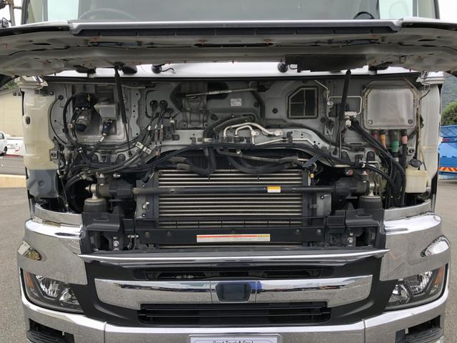 プロフィア 　土砂ダンプ　８．１トン積載　極東開発工業製　電動コボレーン付　３軸２デフ　ベッド付　５．１ｍボディ　角底一方開　７速ＭＴ　４１０馬力（41枚目）