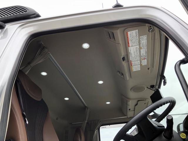 プロフィア 　土砂ダンプ　８．１トン積載　極東開発工業製　電動コボレーン付　３軸２デフ　ベッド付　５．１ｍボディ　角底一方開　７速ＭＴ　４１０馬力（59枚目）