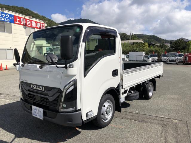 エルフトラック  エルフミオ 平ボディ 移動販売車ベース 1.3トン積載 3.1mボディ AT車 4ナンバー 標準幅 10尺 低床 木製あおり3方開 120馬力(3枚目)