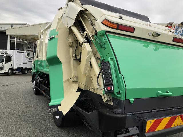 エルフトラック プレス式パッカー車 8.4m3 新明和工業製 2550kg積載 セミATスムーサーEx 連続積込 汚水タンク付 ワイド幅 ロング(39枚目)