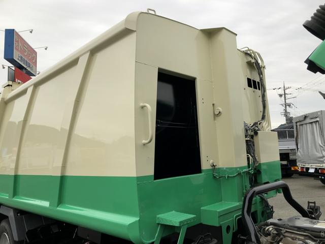 エルフトラック プレス式パッカー車 8.4m3 新明和工業製 2550kg積載 セミATスムーサーEx 連続積込 汚水タンク付 ワイド幅 ロング(41枚目)