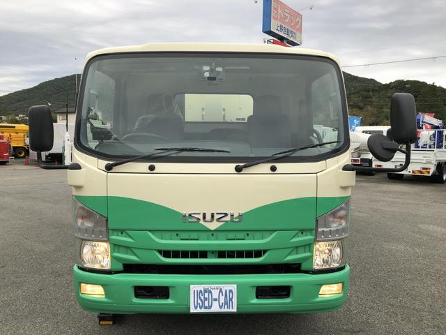 エルフトラック プレス式パッカー車 8.4m3 新明和工業製 2550kg積載 セミATスムーサーEx 連続積込 汚水タンク付 ワイド幅 ロング(44枚目)