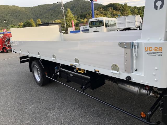 キャンター 一般型積載車 3850kg積載 ユニックキャリア 一般型 セーフティローダー ウインチ付 ワイド ボディ長5.1m 床縞鋼板張り 手動式リヤゲート(3枚目)