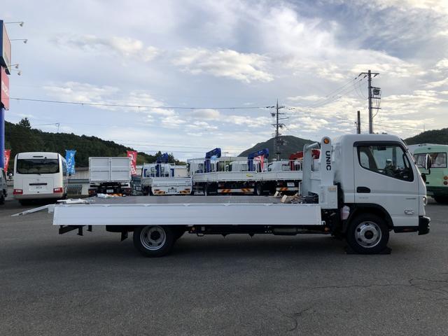 キャンター 一般型積載車 3850kg積載 ユニックキャリア 一般型 セーフティローダー ウインチ付 ワイド ボディ長5.1m 床縞鋼板張り 手動式リヤゲート(10枚目)