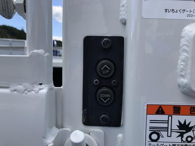 アトラストラック Wキャブ 平ボディ 新明和垂直パワーゲート付 6人乗り 1550kg積載 標準幅 10尺 低床 4ナンバー 5速MT 脱着式幌付(29枚目)