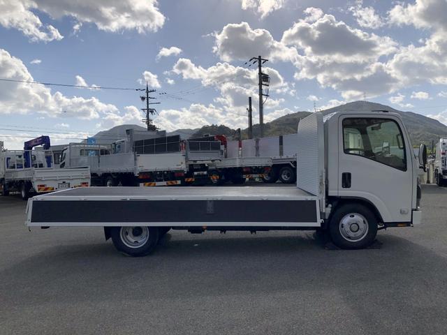 タイタントラック 平ボディ 3t積載 エルフOEM 標準幅 ロング 高床 木製あおり3方開 ボディ長4.3 床板張り あおり開閉補助装置 6速MT(19枚目)