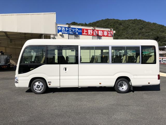 コースター 　マイクロバス　２７人乗り　ＬＸグレード　ロング　６速ＡＴ　自動スイング扉　全席シートベルト　トリコットシート　ラゲージスペース（15枚目）