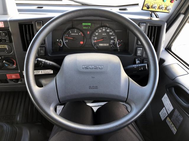 エルフトラック 　プレス式パッカー車　６．０ｍ３　新明和工業製　２９５０ｋｇ積載　連続積込　汚水タンク付　逆流防止装置　ワイド幅　１１尺ミドル　６速ＭＴ（52枚目）