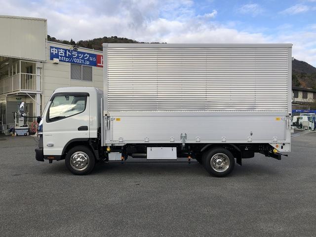 キャンター 　アルミウイング　４．０５ｔ積載　ワイド幅　ロング　全低床　１７５馬力　パブコ製　ラッシング２段　庫内長４．３ｍ　リヤ観音式扉　床板張り（30枚目）