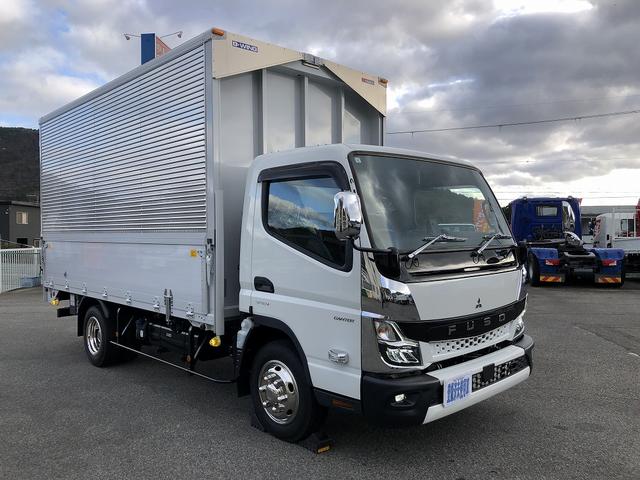 キャンター 　アルミウイング　４．０５ｔ積載　ワイド幅　ロング　全低床　１７５馬力　パブコ製　ラッシング２段　庫内長４．３ｍ　リヤ観音式扉　床板張り（32枚目）