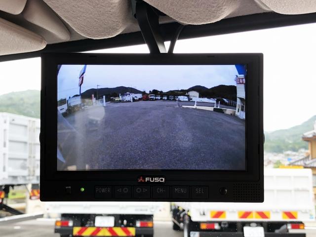 キャンター 　カスタム仕様　４段クレーン付　３．８トン積載　古河ユニック製　警報仕様　超ワイド角足アウトリガ　ワイド　ロング　全低床　木製あおり３方開　１７５馬力（63枚目）