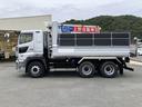 　土砂ダンプ　８．１トン積載　極東開発工業製　電動コボレーン付　３軸２デフ　ベッド付　５．１ｍボディ　角底一方開　７速ＭＴ　４１０馬力（44枚目）