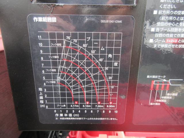 キャンター ３．５トン　増トン　２．９３ｔ吊　４段クレーン　ラジコン　フックイン　全低床　荷寸４３３－１９６－３８　ワイド超ロング　ＭＴ　床板鉄板　ＥＴＣ　左電格ミラー　メッキパーツ　ロープフック　予備検査Ｒ６／６／３迄有　２トン車　２トンベース　クレーン　ワイド　６速（19枚目）