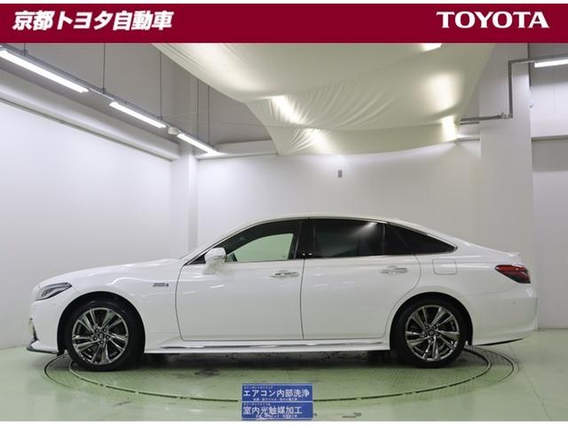 クラウンハイブリッド ＲＳアドバンス　クルーズＣ　ＰＣＳ　バックモニター　Ｗエアバッグ　ＤＶＤ　ＴＶナビ　定期点検記録簿　地デジ　インテリキー　運転席エアバッグ　パワーシート　ＡＵＸ　アルミ　メモリナビ　パワーウィンドウ　ＬＥＤライト（2枚目）